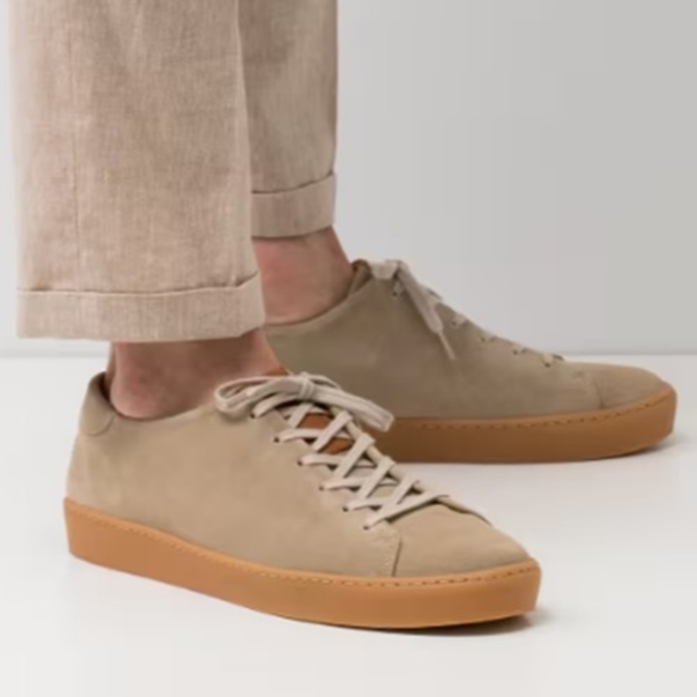 Jak Legacy‎ Mutton Suede Casual Sneakers Women's size 8 (EU 39) Tan